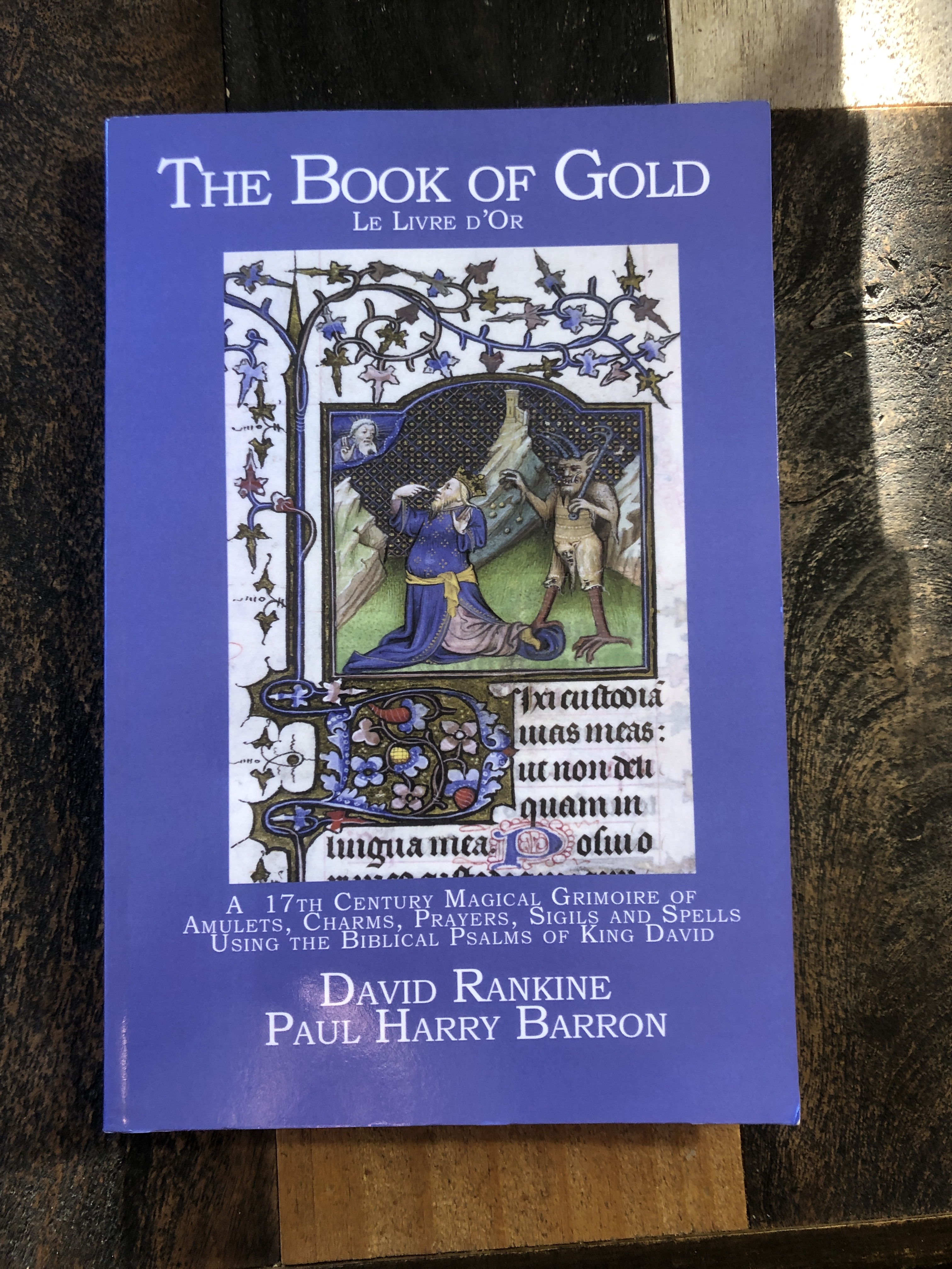Image for "The Book of Gold: A 17th Century Magical Grimoire of Amulets, Charms, Prayers, Sigils and Spells Using the Biblical Psalms of King David"