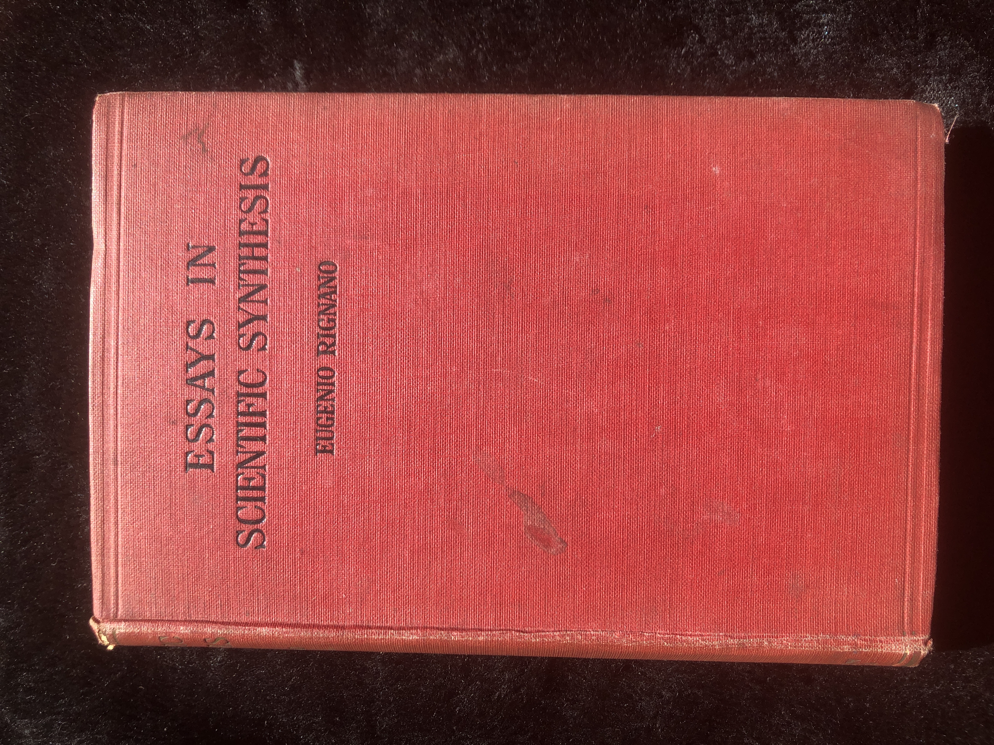 Image for Essays in Scientific Synthesis