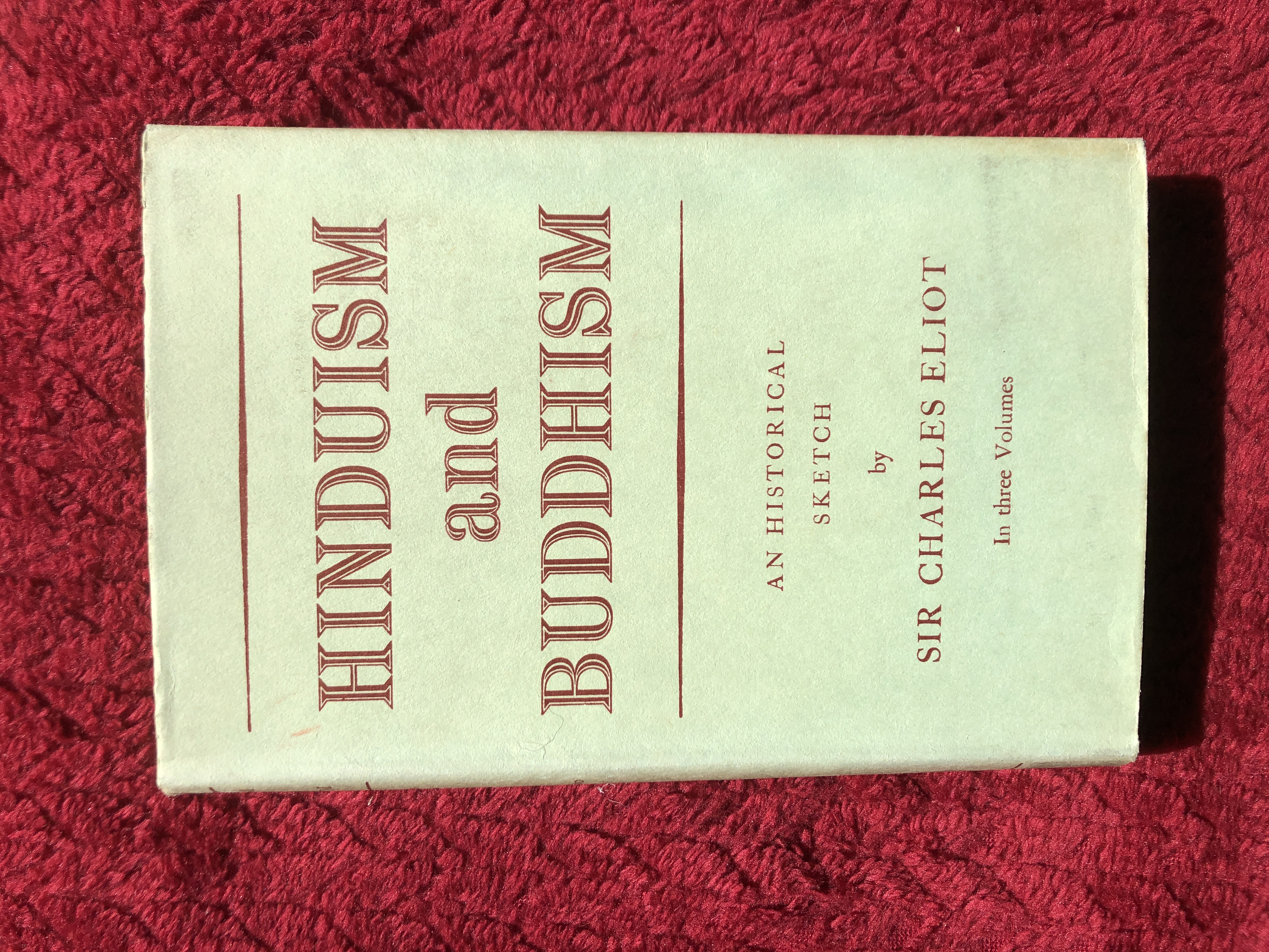 Image for Hinduism and Buddhism: A Historical Sketch Vol Two