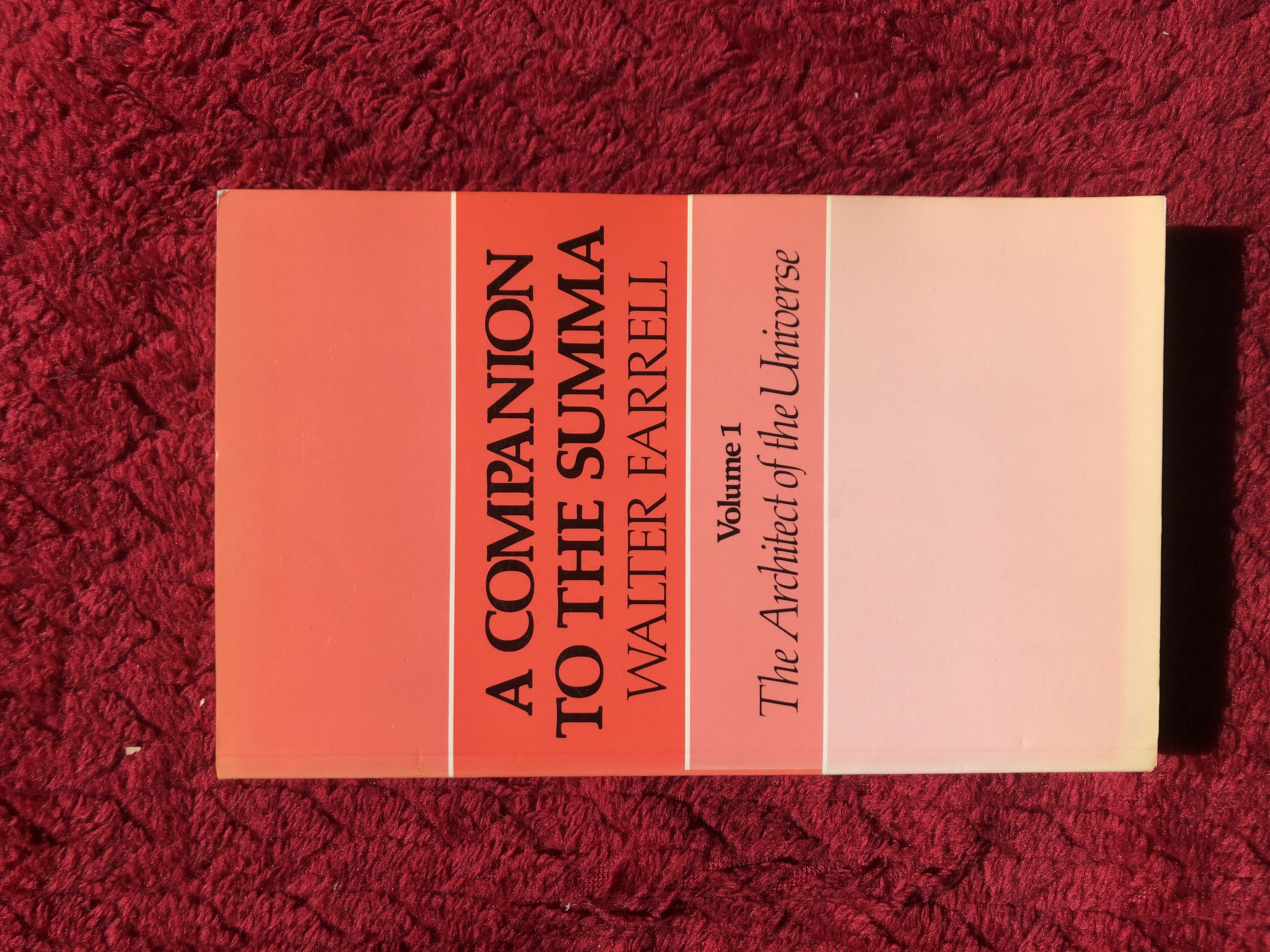 Image for A Companion to the Summa Volume 1