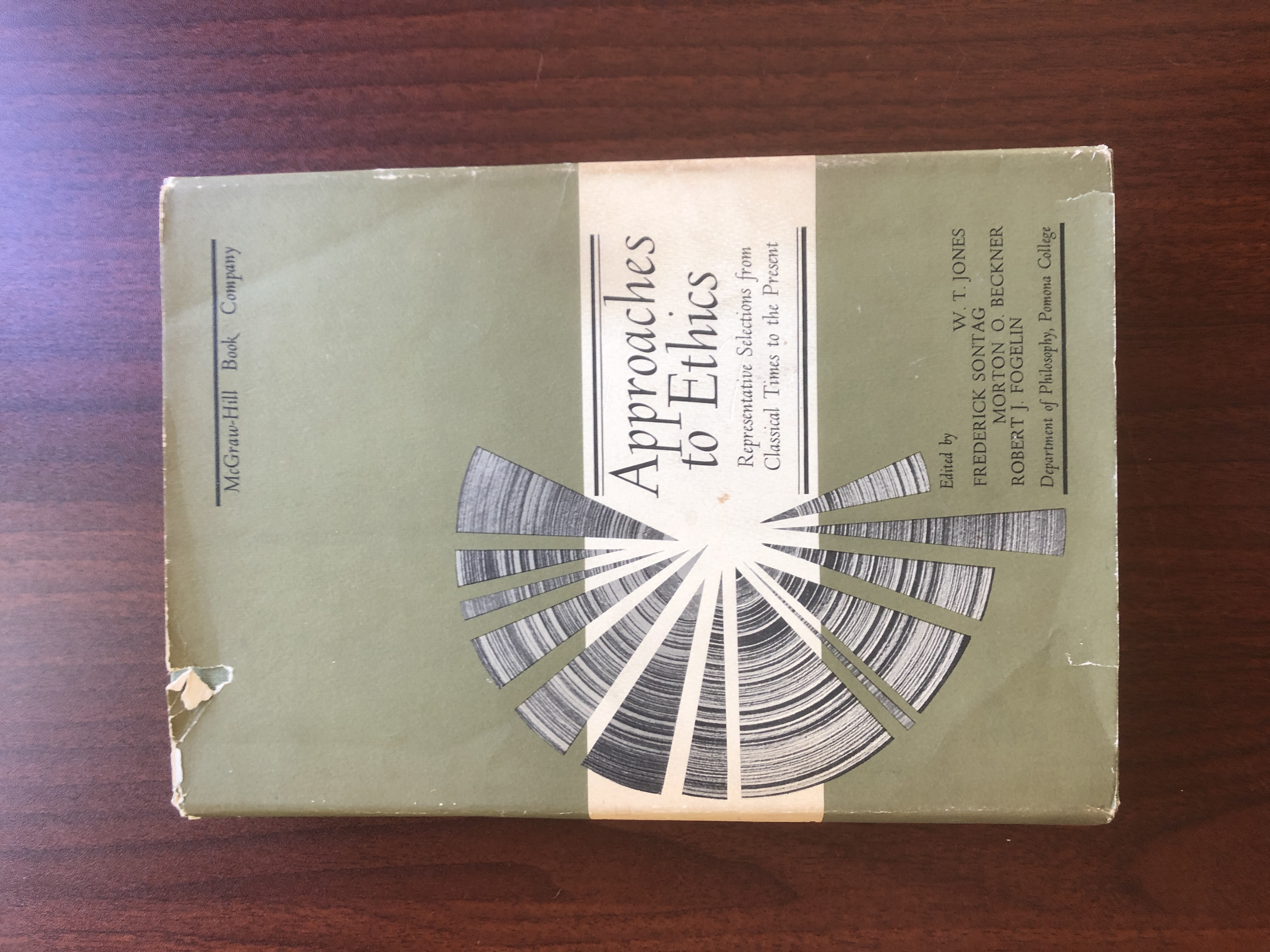 Image for Approaches to Ethics: Representative Selections from Classical Times to the Present