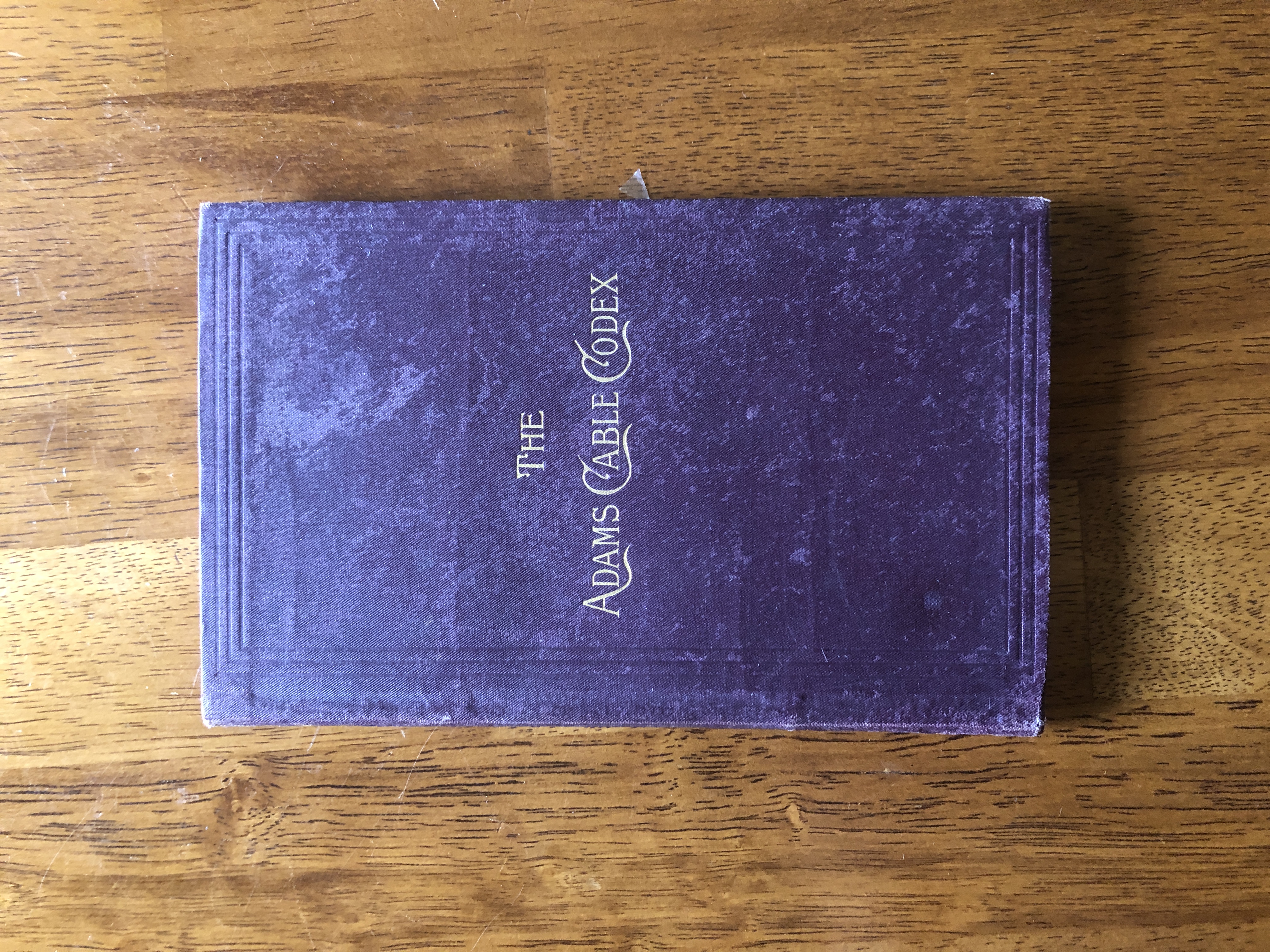Image for The Adams Cable Codex