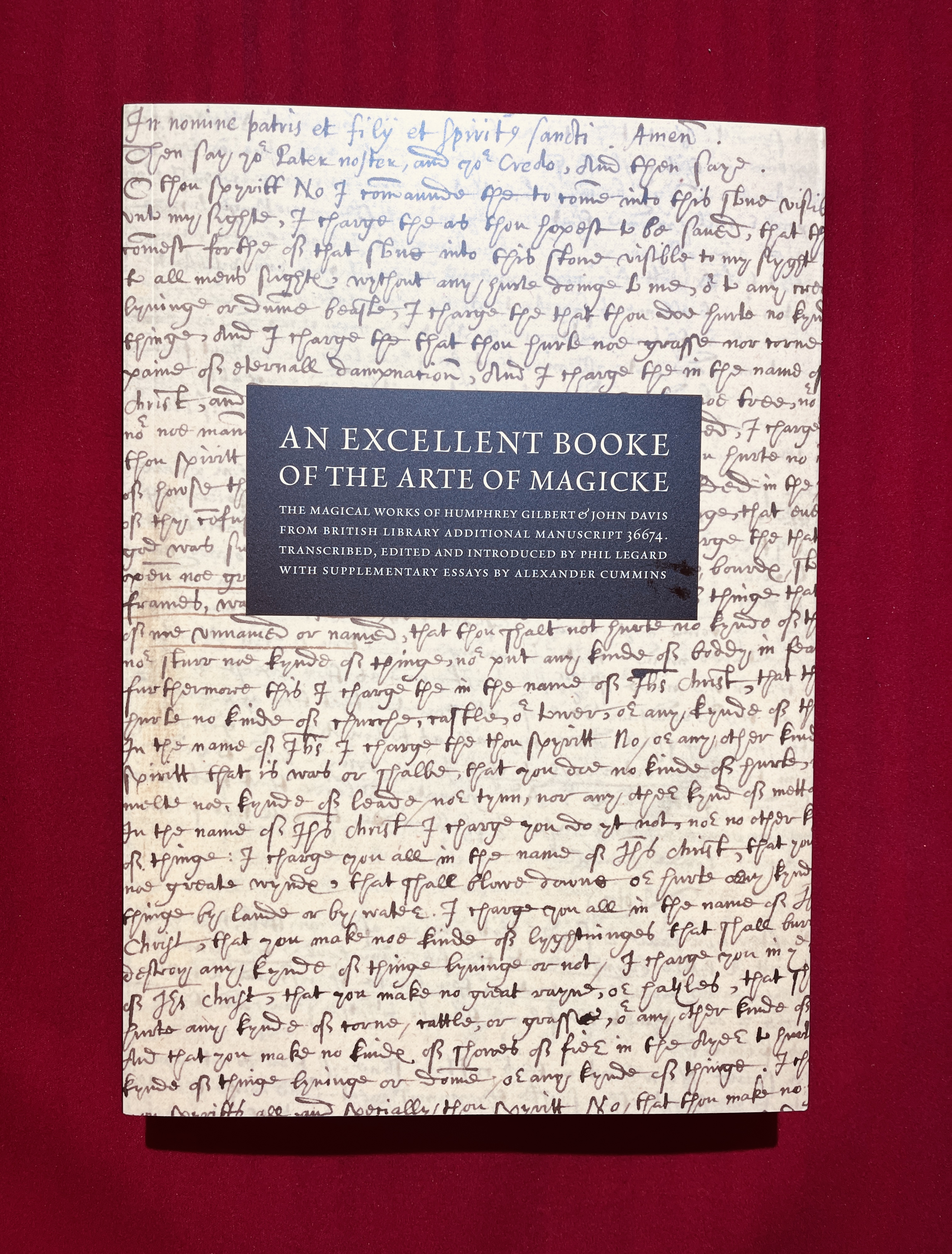 Image for An Excellent Booke of the Arte of Magicke