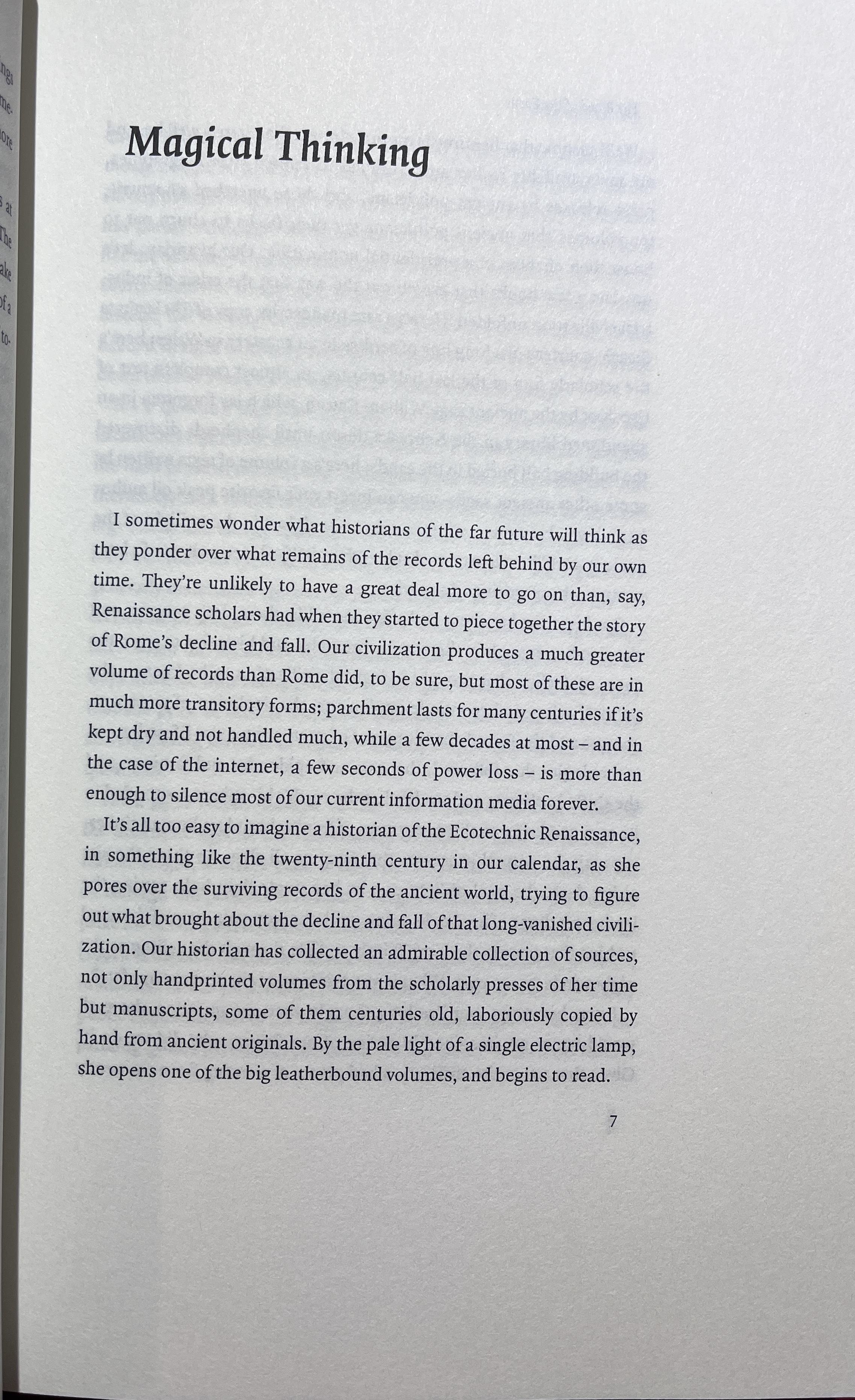 an essay on magic