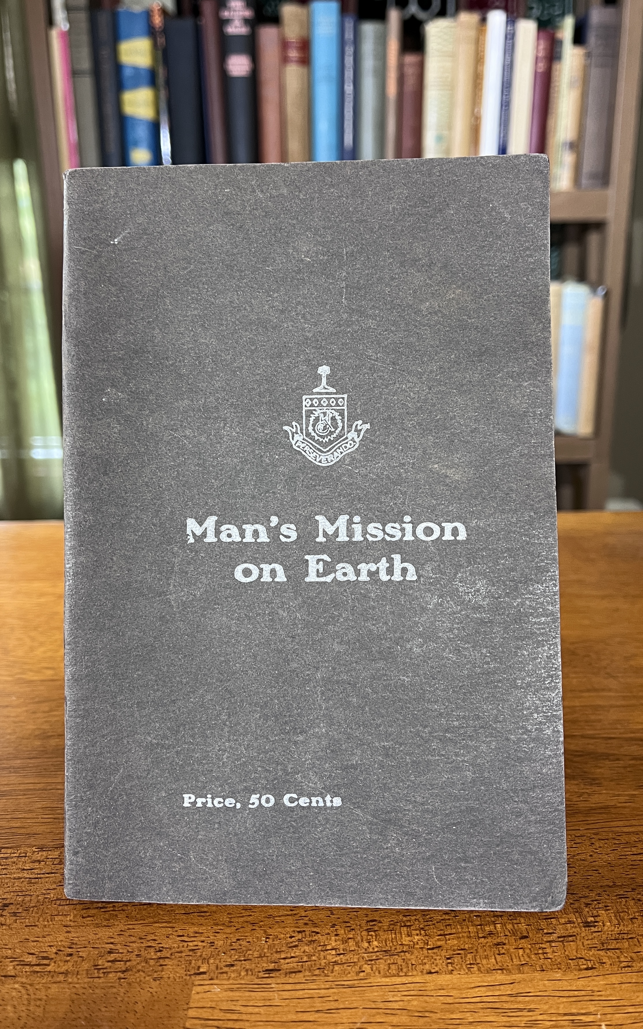 Image for Man's mission on earth