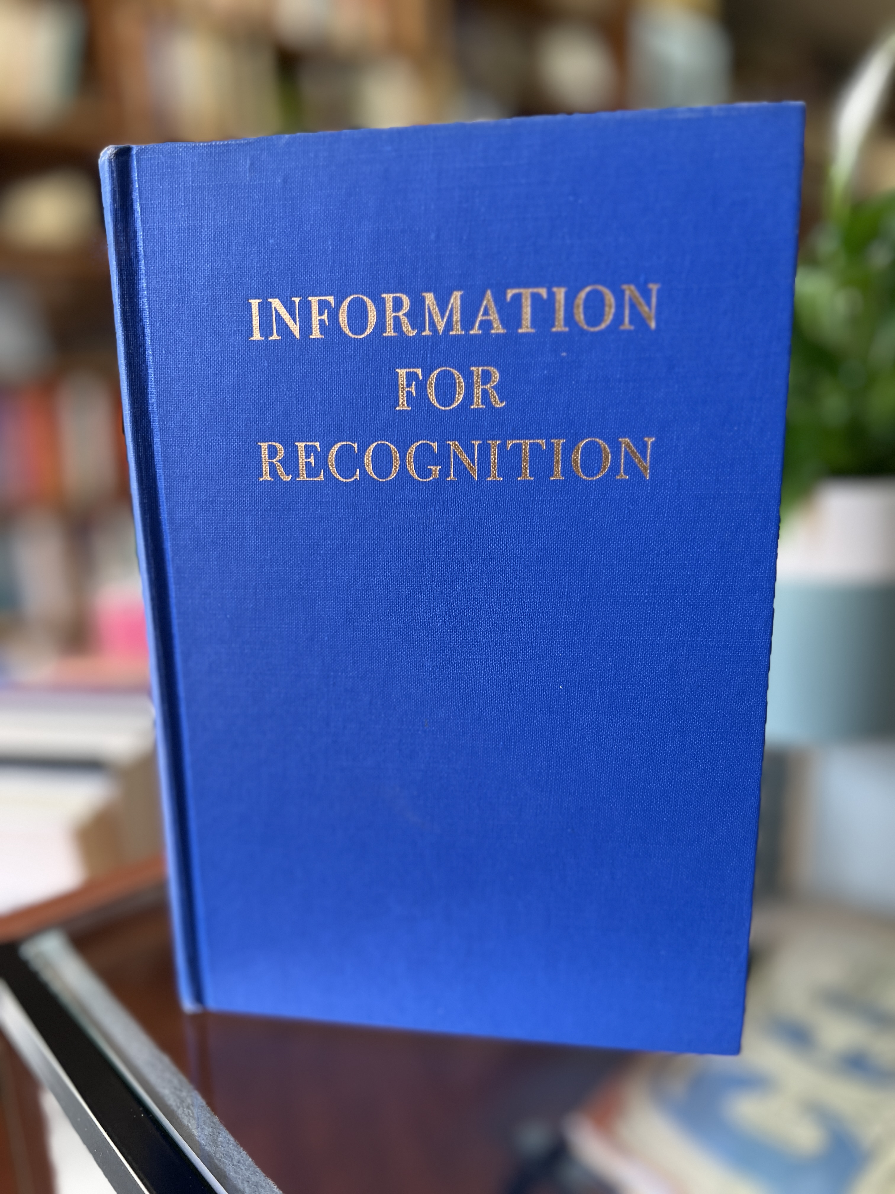 Image for Information for Recognition