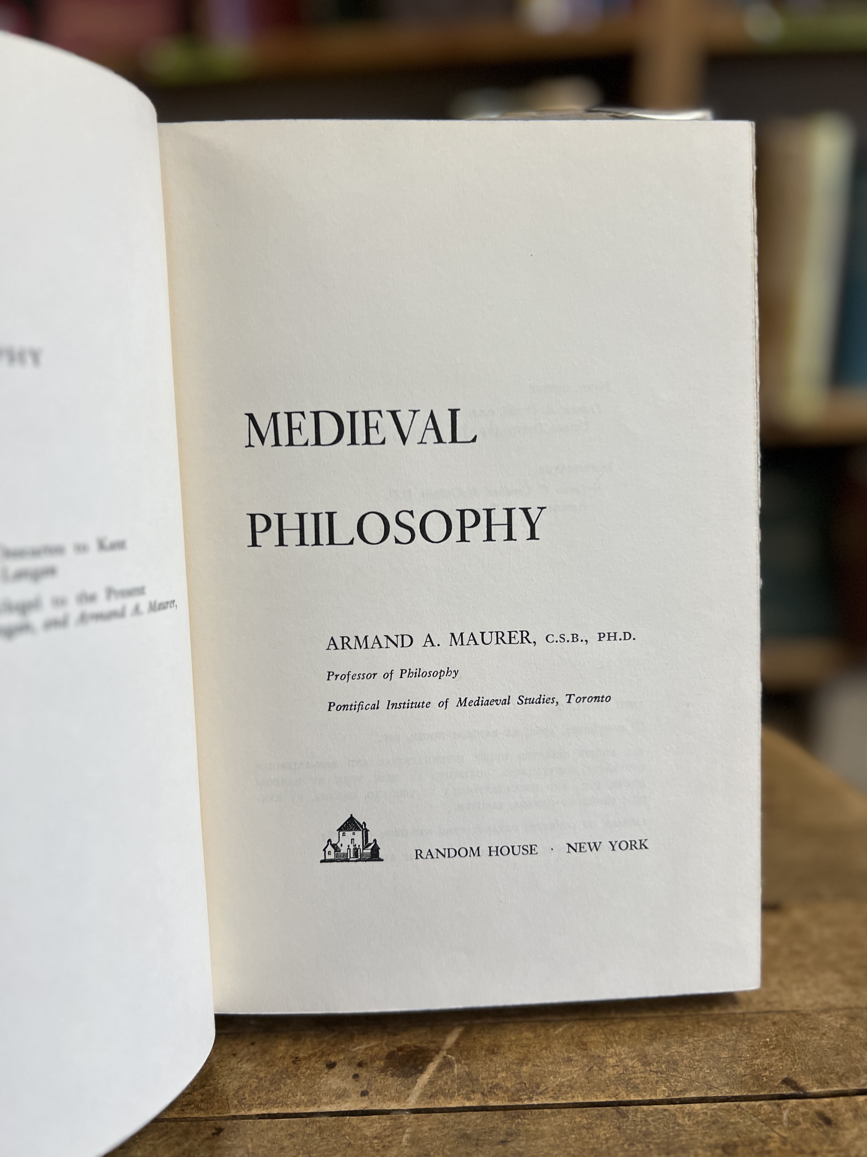 Medieval Philosophy