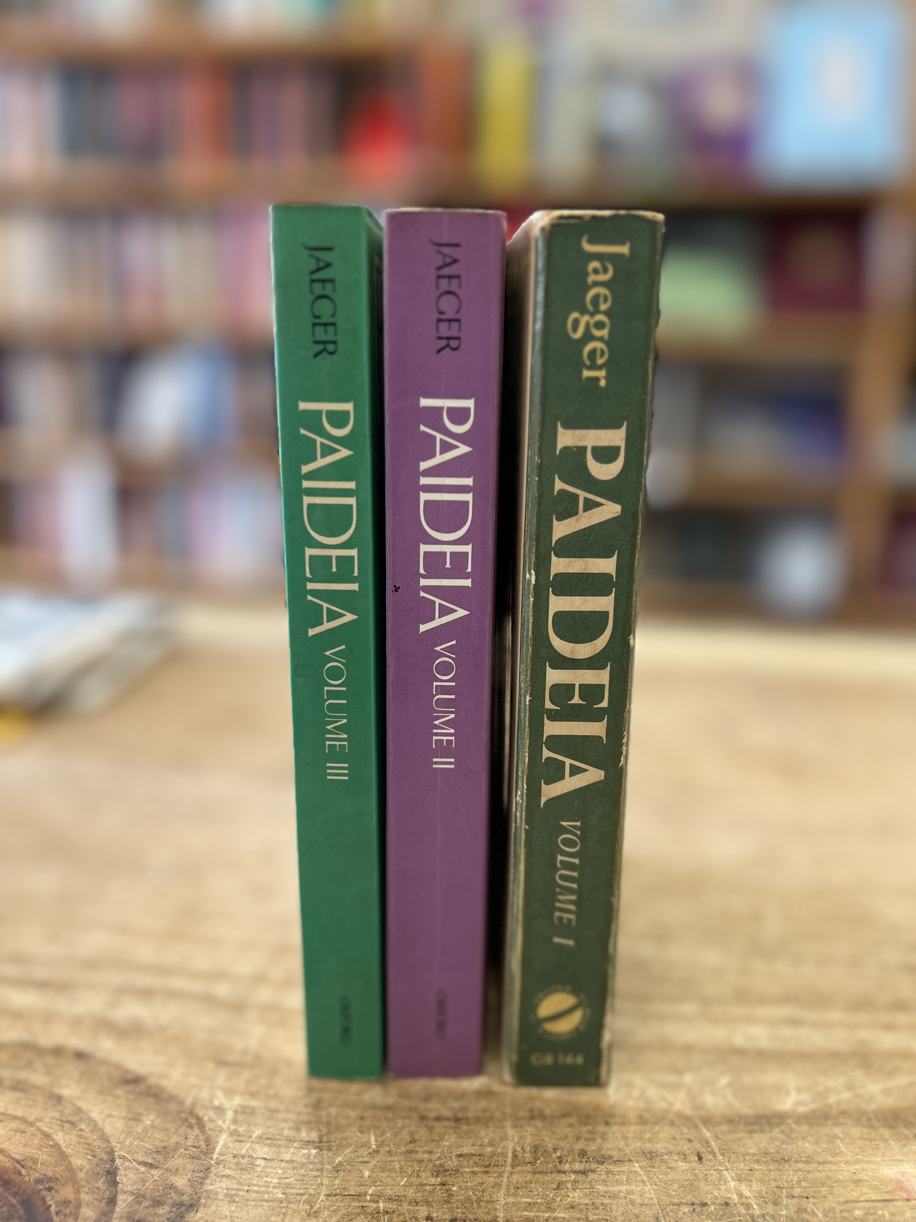 Paideia: The Ideals of Greek Culture Three Volumes