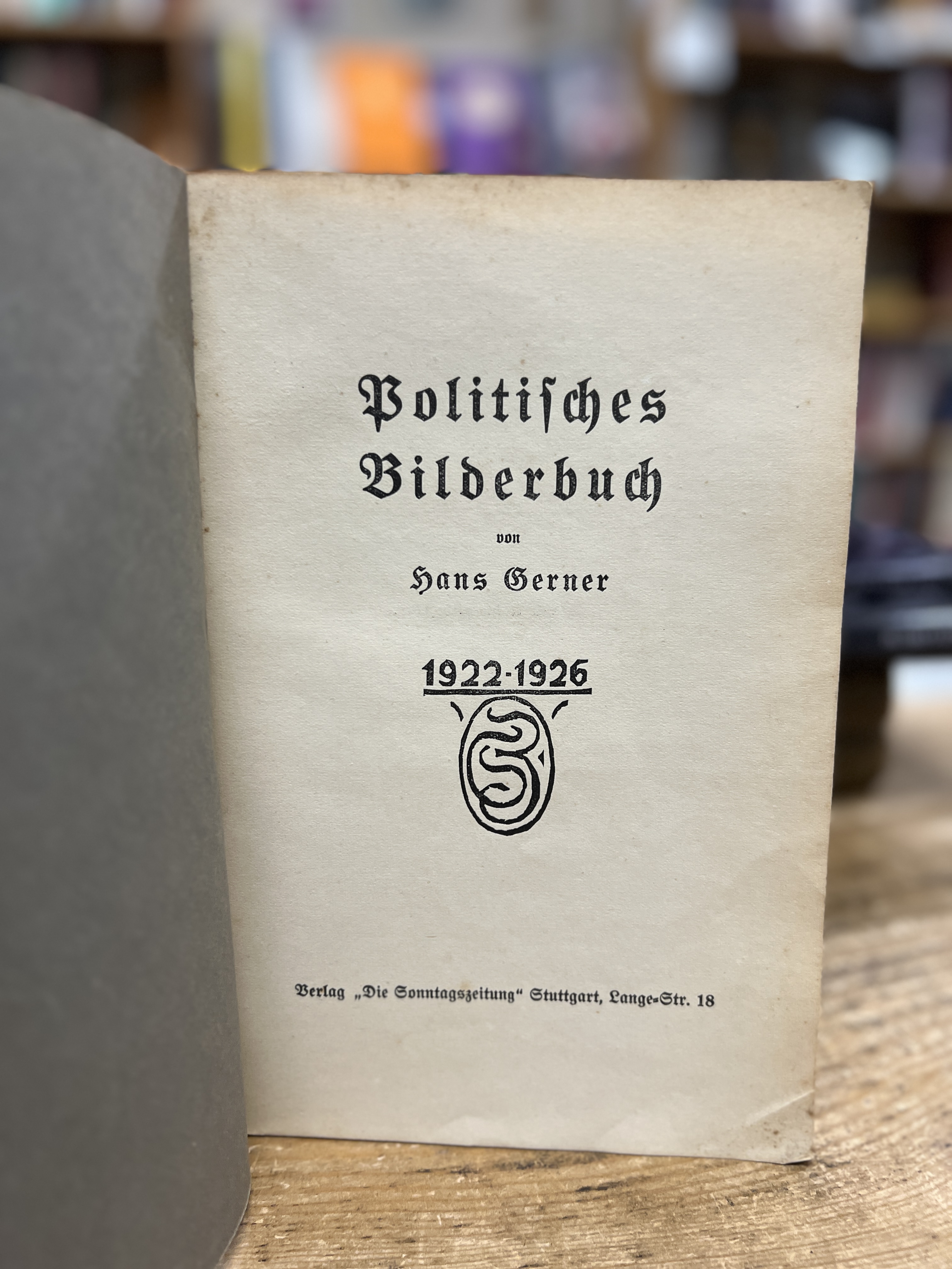 Politisches Bilderbuch 1922-1926