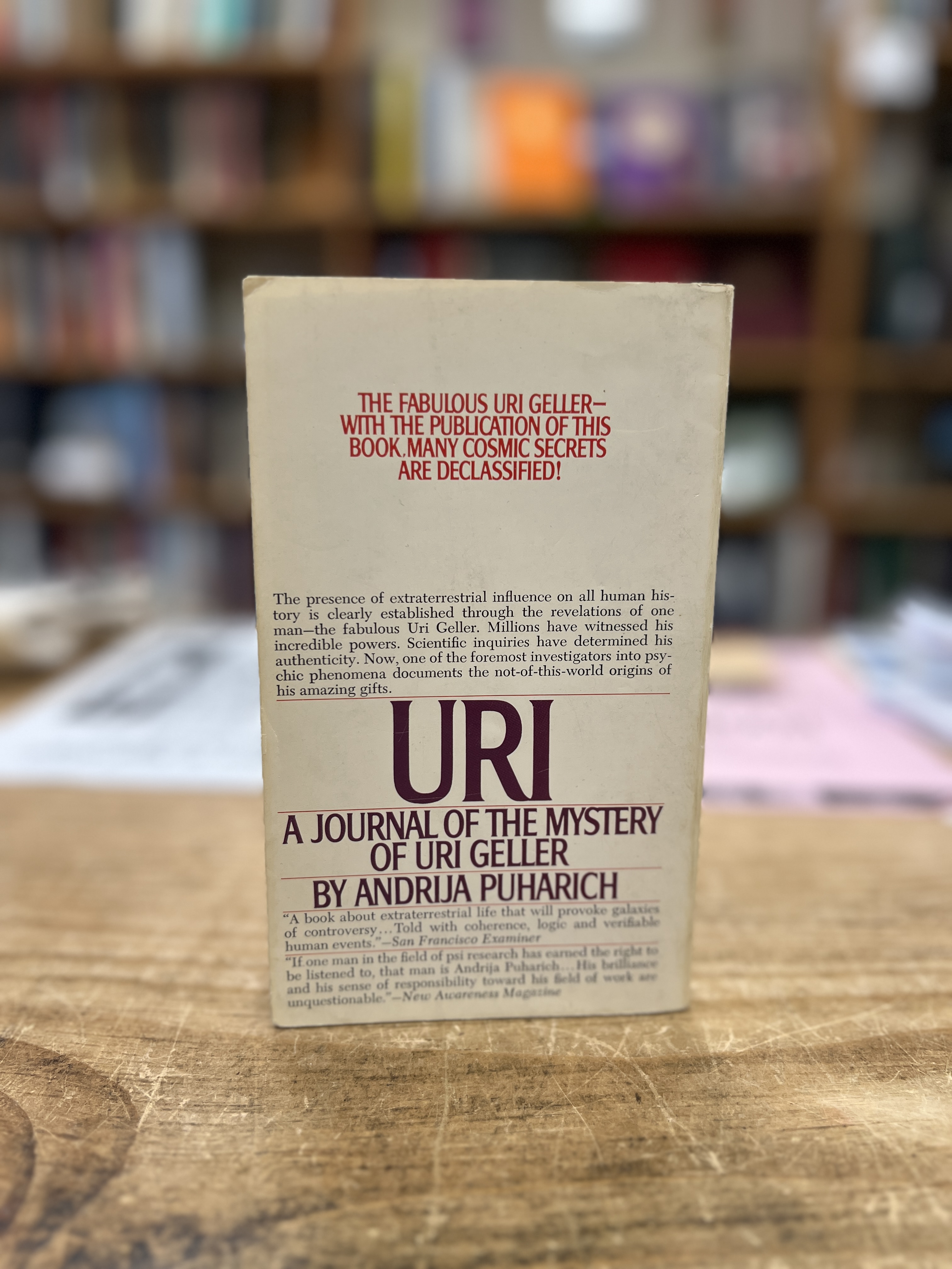 Uri: A Journal of the Mystery of Uri Geller
