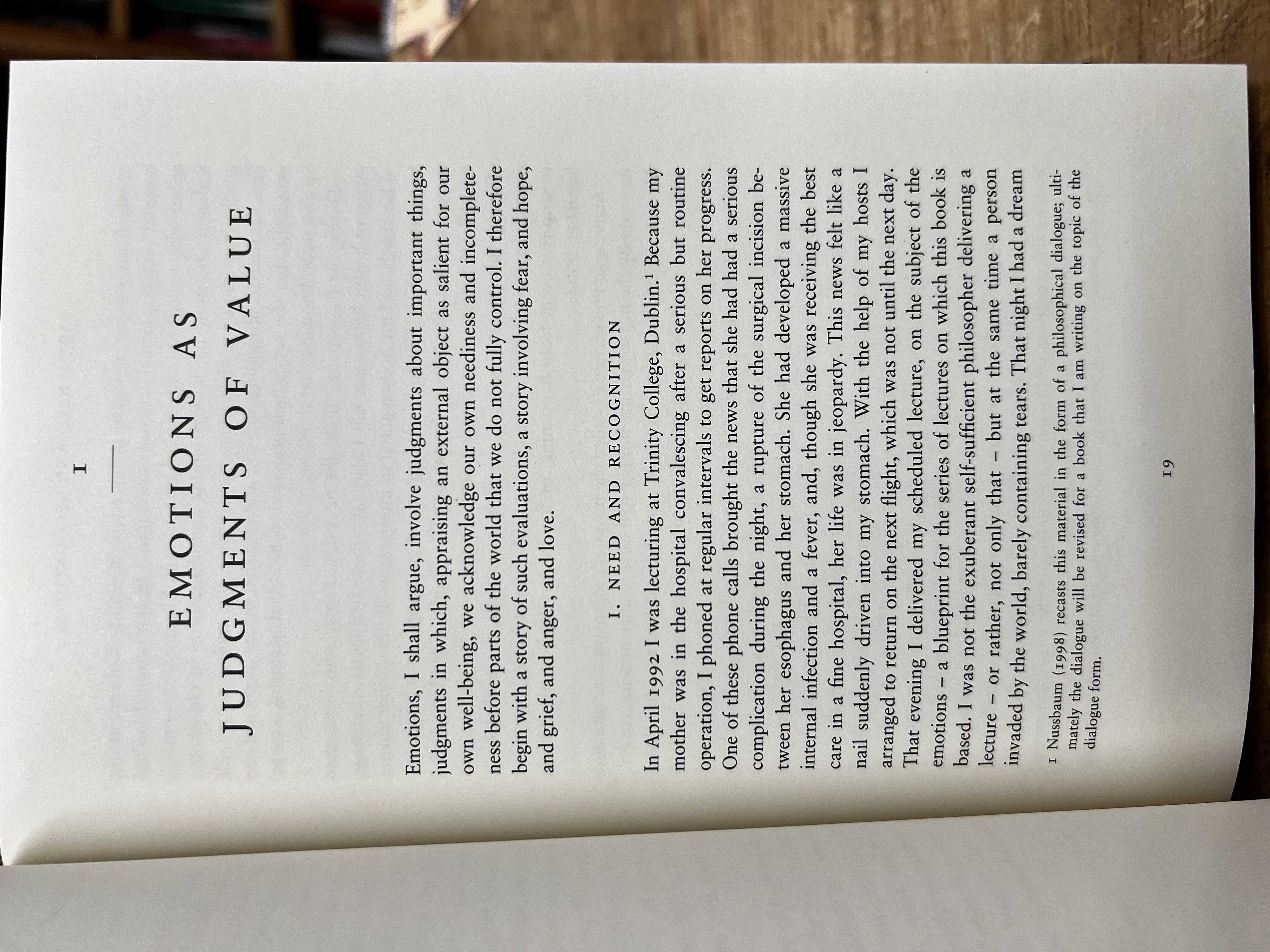 Upheavals of the Thought: The Intelligence of Emotions