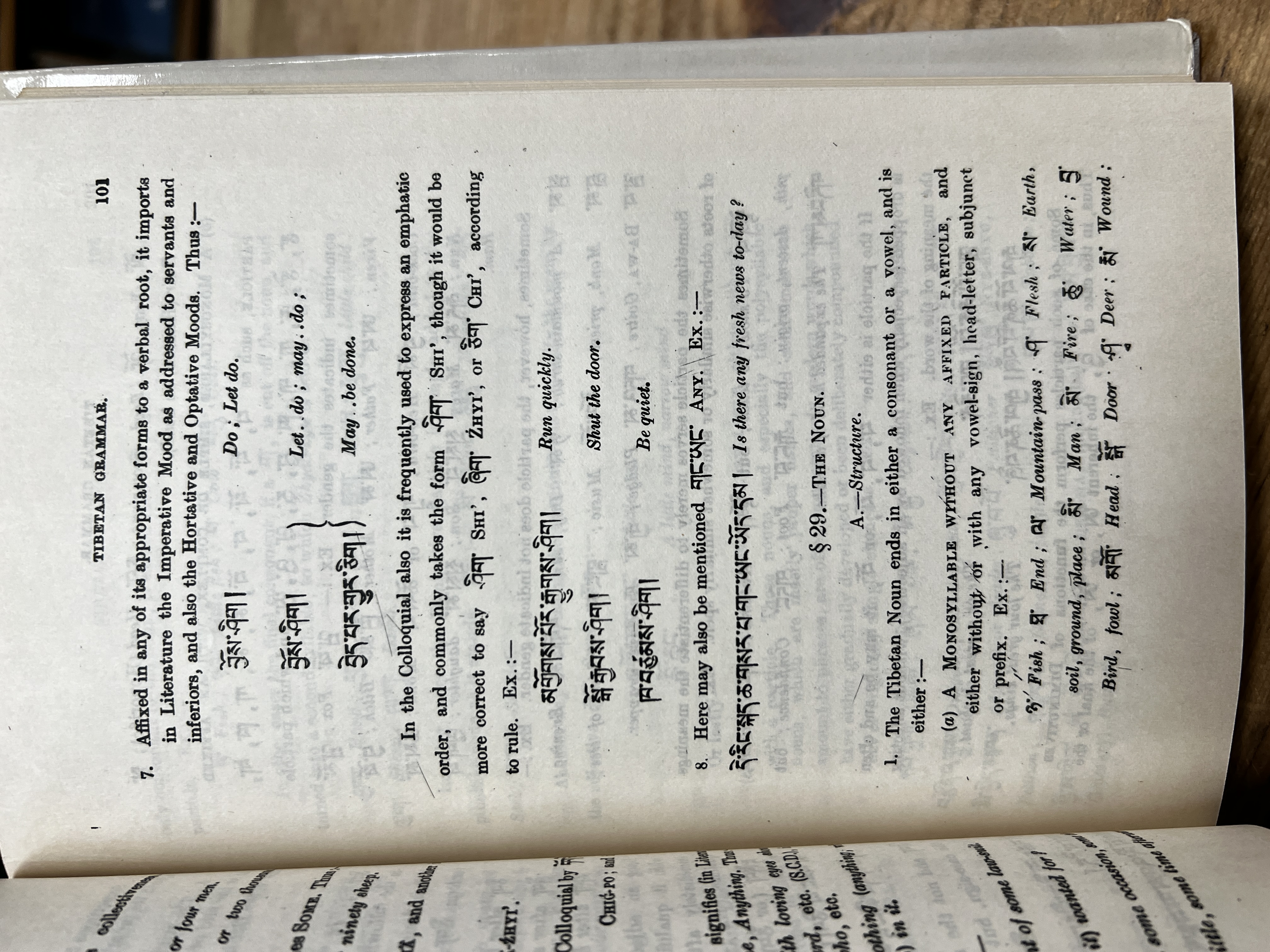 A Grammar of the Tibetan Language