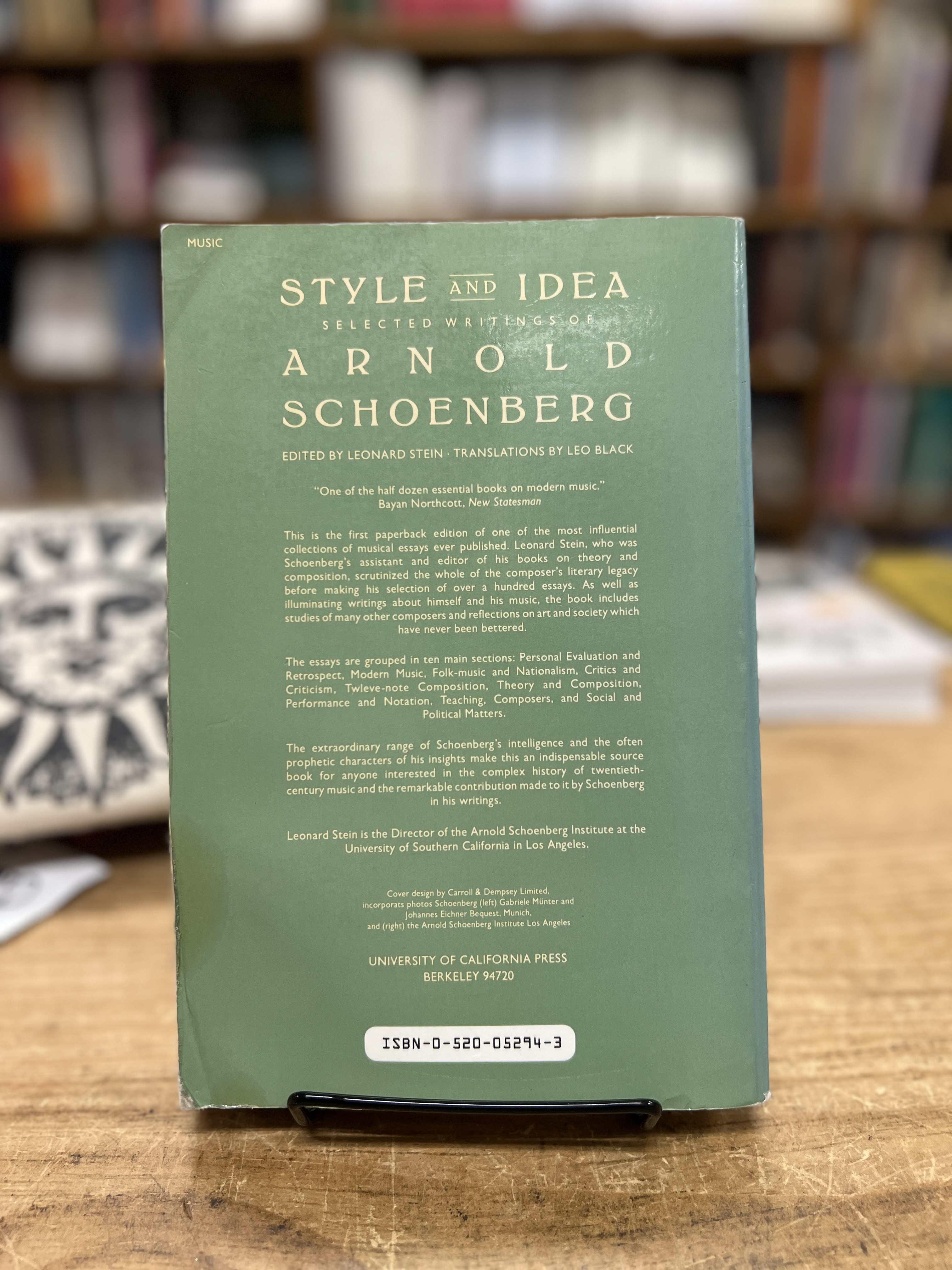 Style and Idea: Selected Writings