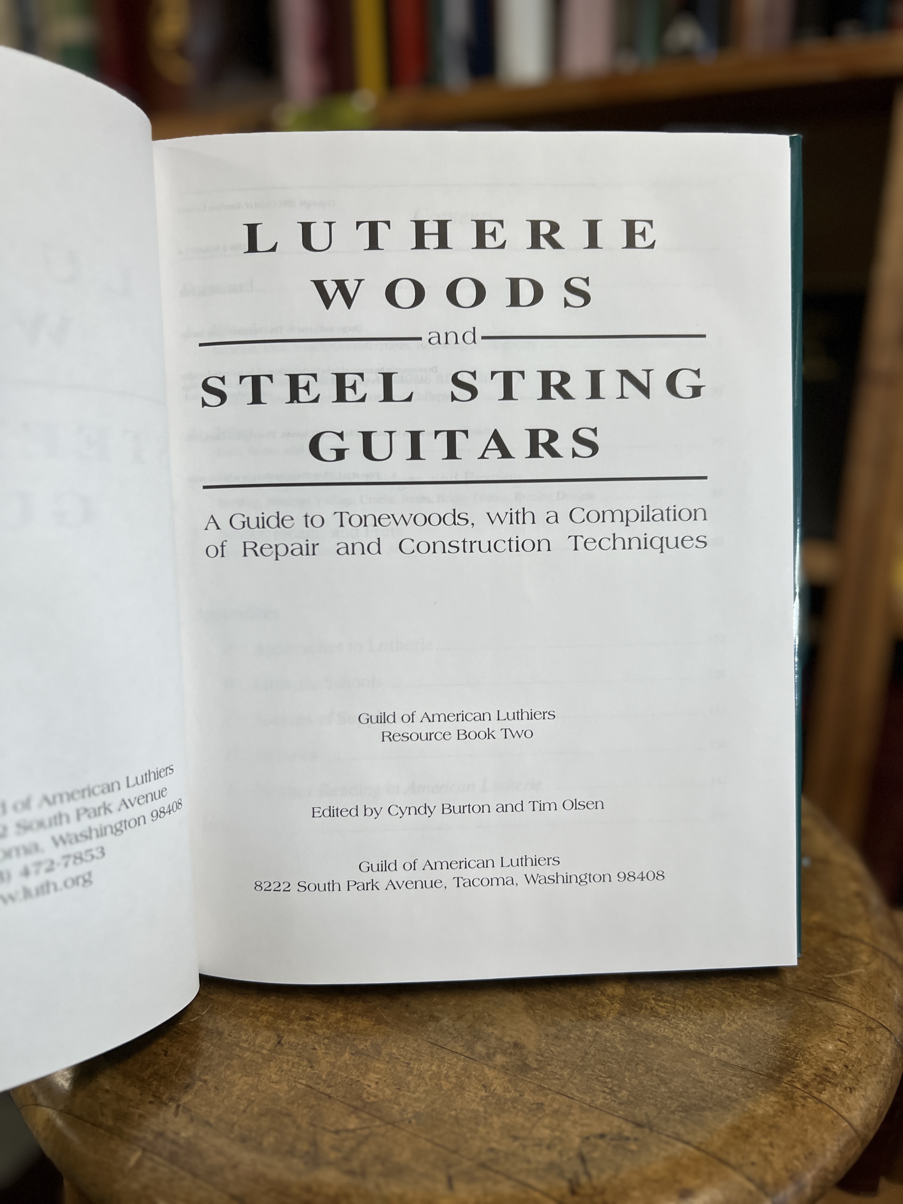 Lutherie Woods and Steel String Guitars