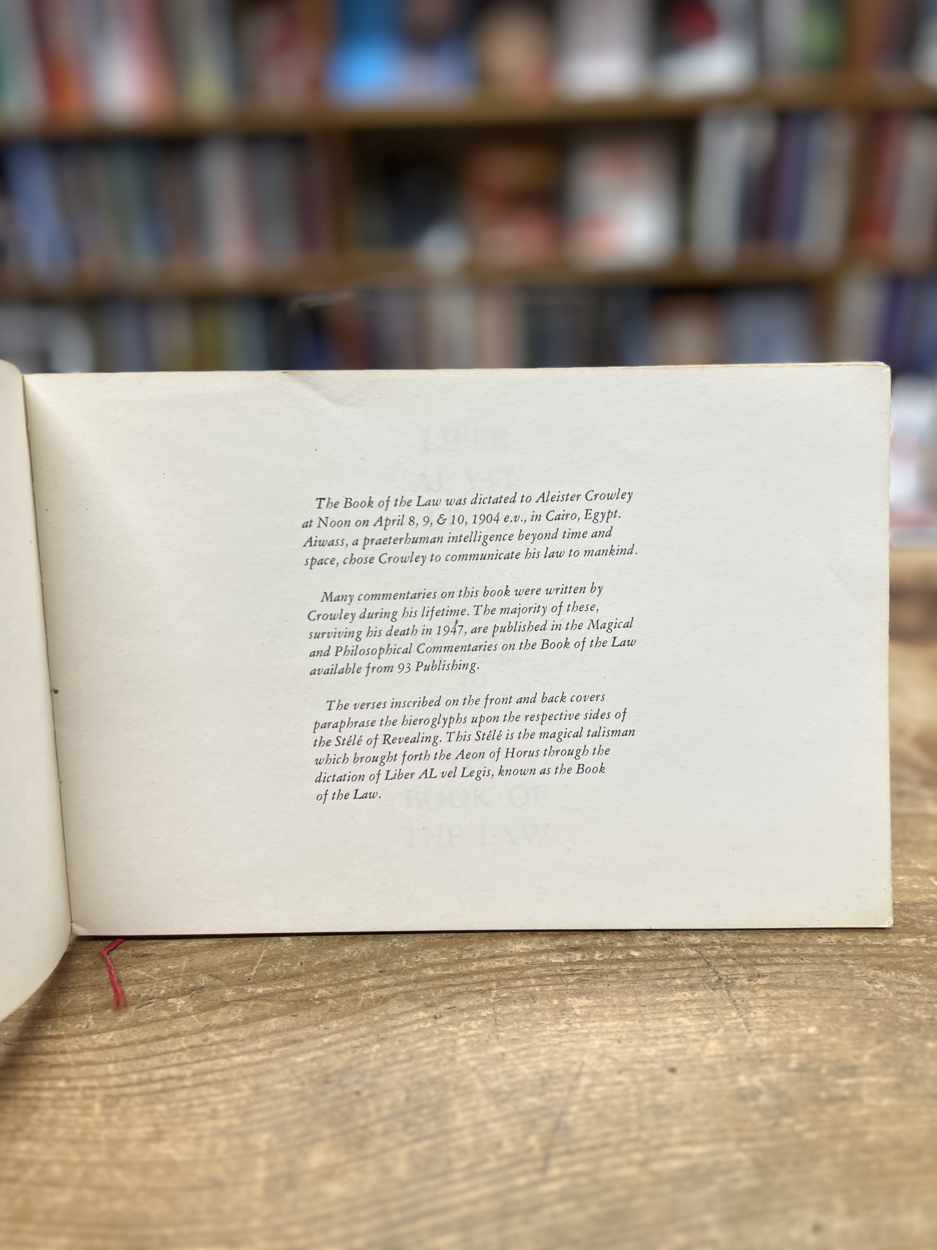The Book of the Law