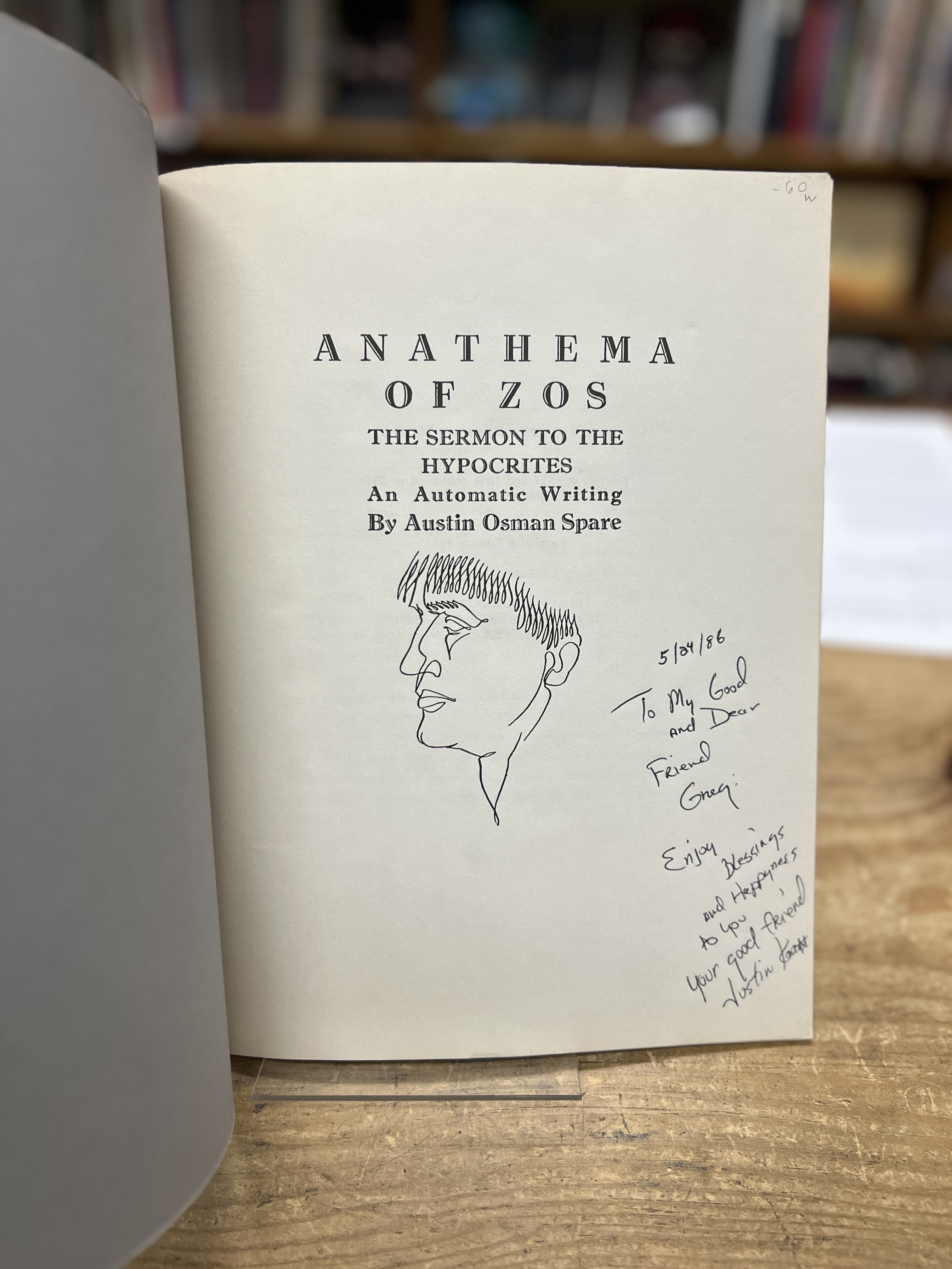 Anathema of Zos: The Sermon to the Hypocrites